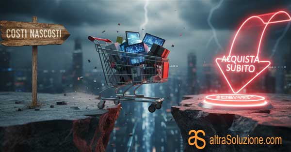 Costi nascosti = abbandono carrello