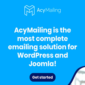 AcyMailing - Newsletter marketing campaigns for Wordpress - Joomla
