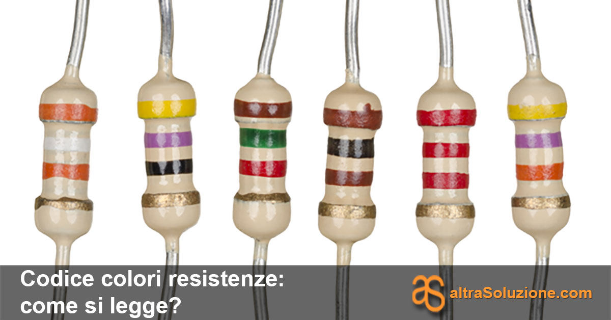 Codice colori resistenze