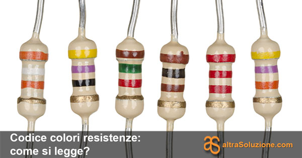 Codice colori resistenze