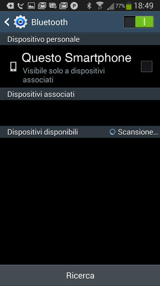 Ricerca dispositivi
