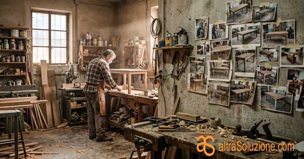 Galleria lavori online caotica e senza descrizioni