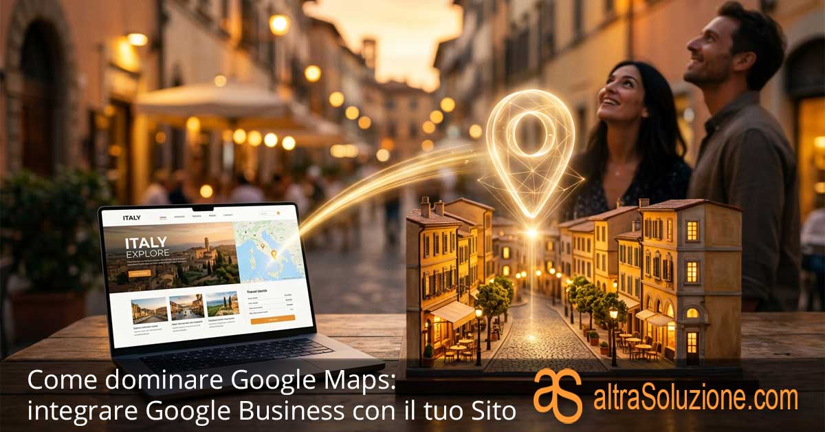 Integrazione Google Business Profile tra sito web e mappe digitali