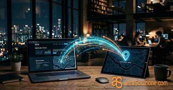 Collegamento digitale tra sito internet aziendale e mappa geografica