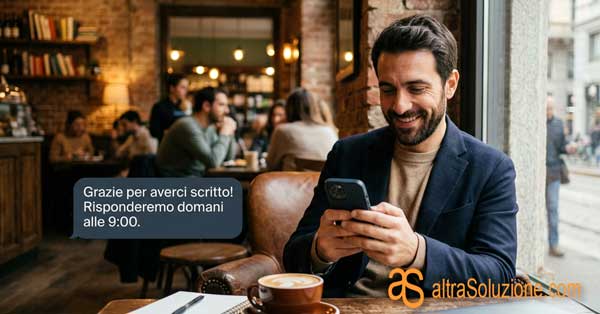 Messaggio automatico di risposta su WhatsApp Business