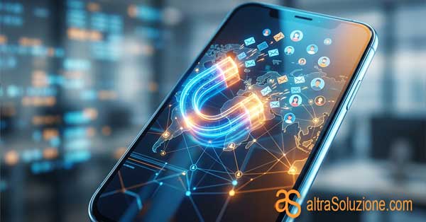 Magnete digitale per la lead generation su smartphone.