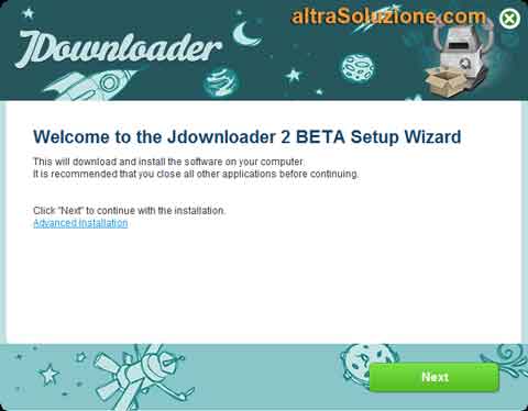 Installazione JDownloader 1