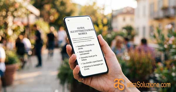 Lettura di un articolo ottimizzato su smartphone Lettura di un articolo ottimizzato su smartphone