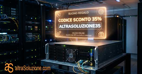 Sconto immediato con il coupon ServerPLAN ALTRASOLUZIONE35