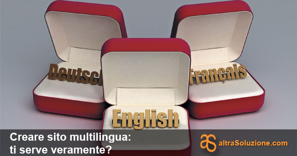 Creare sito multilingua
