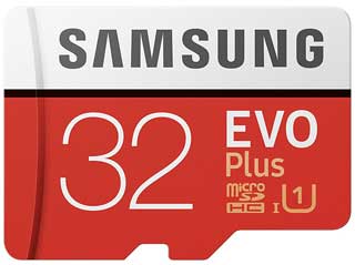 Samsung EVO Plus MicroSD da 32GB