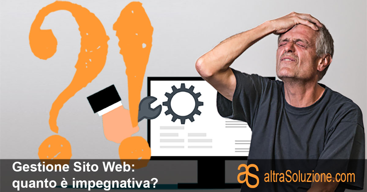 Gestione Sito Web impegnativa