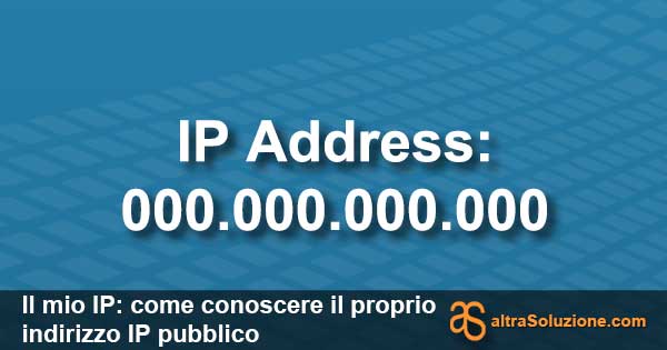 Indirizzo IP - IP Address