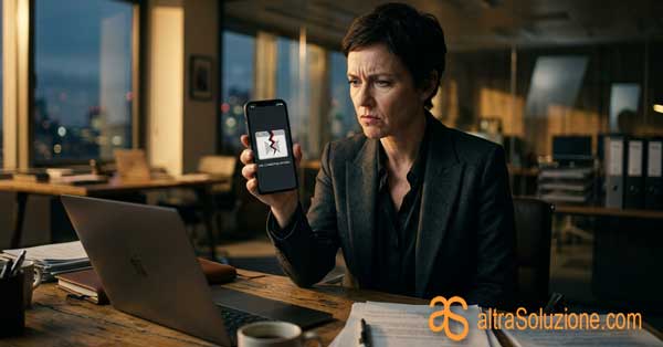 Errore di visualizzazione da smartphone su sito b2b non responsive