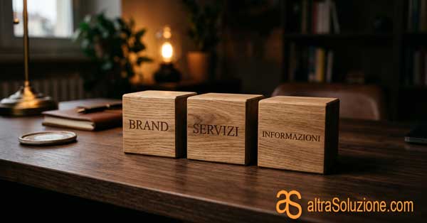 Tre blocchi che rappresentano le tipologie di keyword