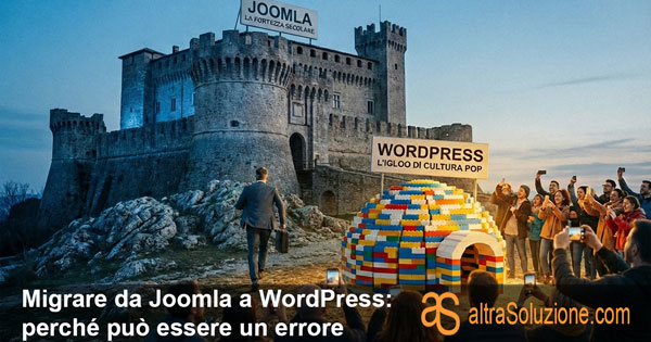 Fuga da WordPress verso Joomla