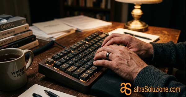 Copywriter scrive descrizioni accurate per schede prodotto