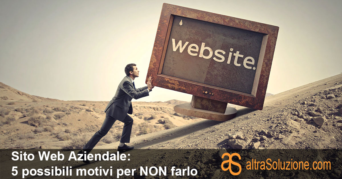 Website: peso inutile?