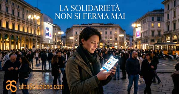 Donazione da smartphone in città