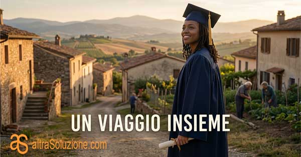 Studentessa che completa il percorso grazie al sostegno continuo