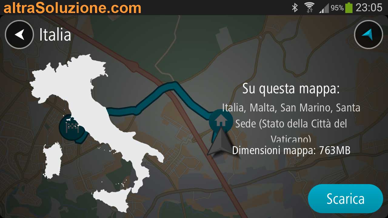 mappa italia per tomtom gratis
