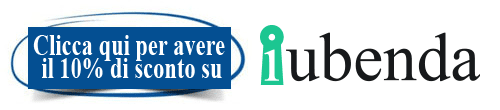 Ottieni sconto 10% Iubenda