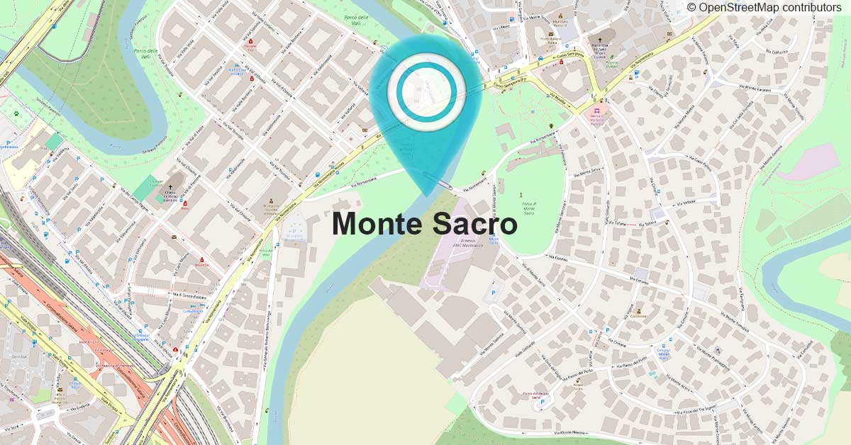Mappa di Montesacro: realizzazione siti web professionali e SEO locale per attività di quartiere.